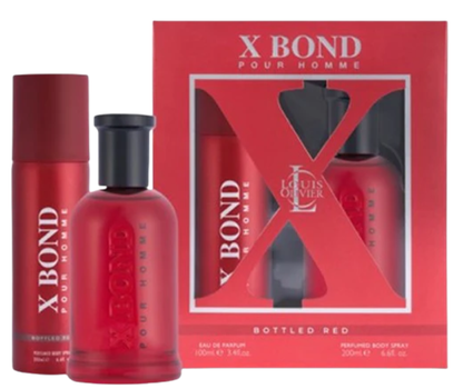 X BOND RED GIFT SET 100ml + 200ml Body Spray
