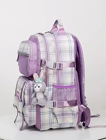 Zipper Closure School Bag - Waterproof (44cm by 30cm by 19cm)