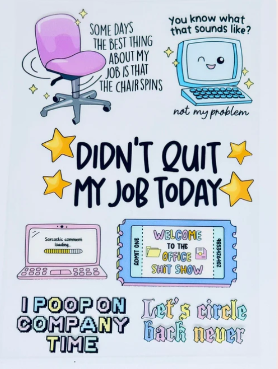WORKPLACE HUMOUR STICKERS